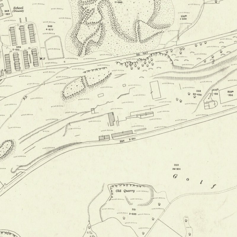 Burntisland No.1 Mine - 25" OS map c.1914, courtesy National Library of Scotland