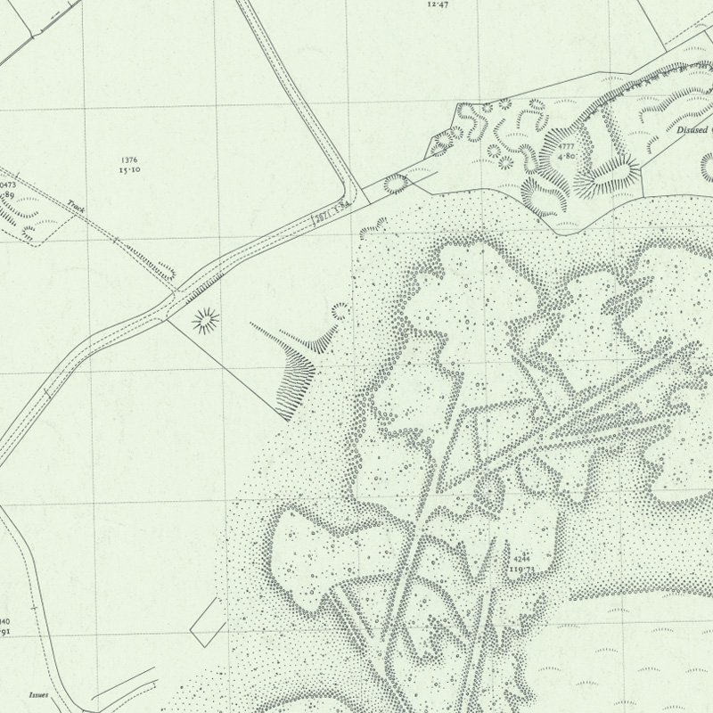 Deans No.1 Mine - 1:2,500 OS map c.1951, courtesy National Library of Scotland