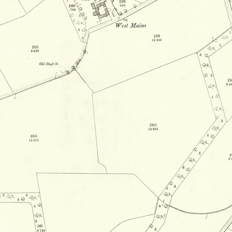 Fraser Pit - 25" OS map c.1897, courtesy National Library of Scotland