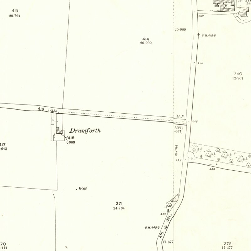 Philpstoun No.5 Mine - 25" OS map c.1896, courtesy National Library of Scotland