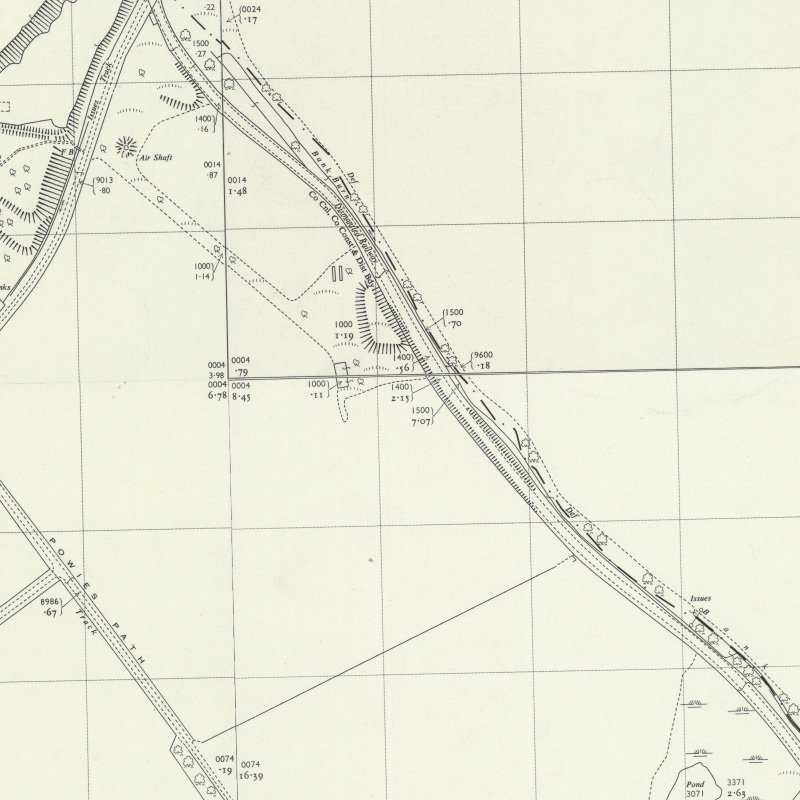 Pumpherston No.6 Mine - 1:2,500 OS map c.1963, courtesy National Library of Scotland