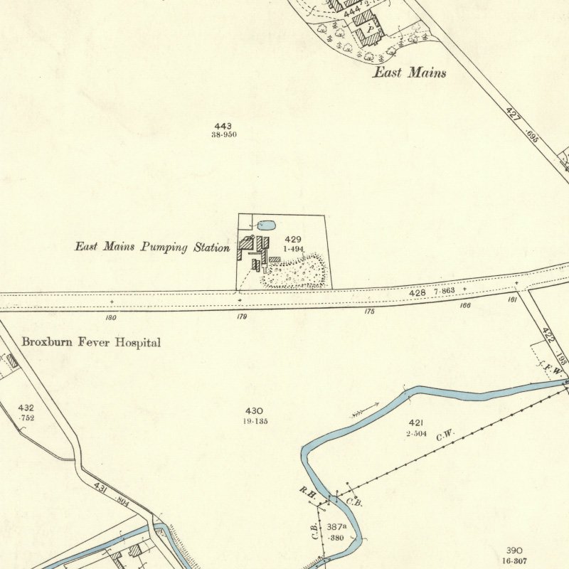 Stewartfield No.4 Pit - 25" OS map c.1897, courtesy National Library of Scotland